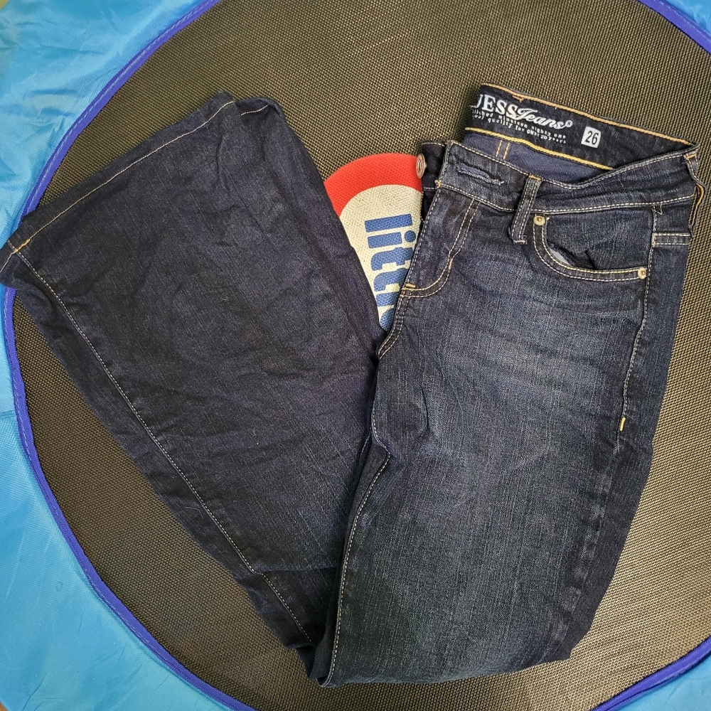 Dark Wash regular length jeans